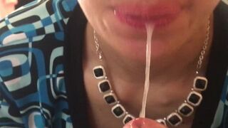 Bubble sloppy testa - un pompino caldo latino