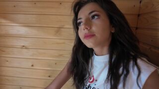 I Sauna, alene med min tyrkiske stedsøster, blev hun en vild fuck
